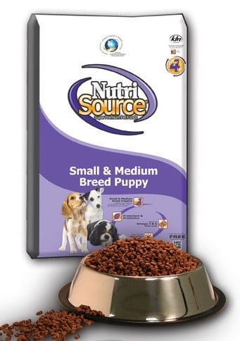 nutrisource small and medium breed puppy food